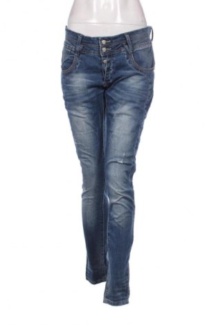 Damskie jeansy Blue Monkey, Rozmiar L, Kolor Niebieski, Cena 48,99 zł