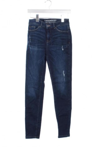Damskie jeansy Clockhouse, Rozmiar XS, Kolor Niebieski, Cena 95,99 zł