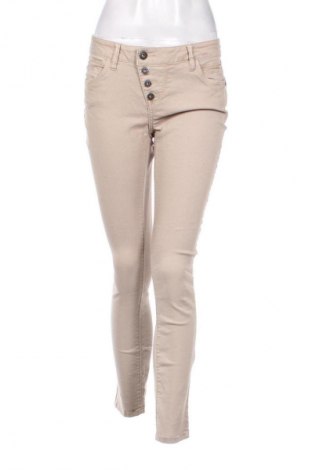 Damskie jeansy Denim 1982, Rozmiar XL, Kolor Beżowy, Cena 67,41 zł