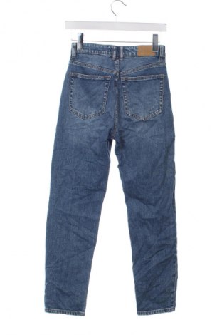 Blugi de femei Pull&Bear, Mărime XS, Culoare Albastru, Preț 98,99 Lei