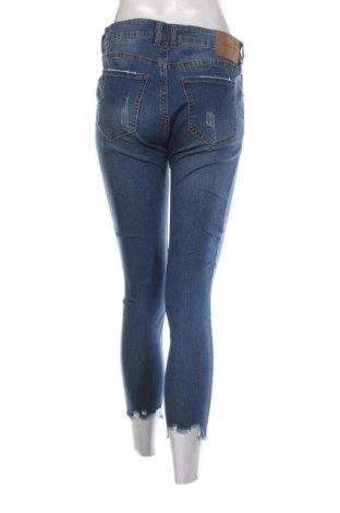 Blugi de femei Pull&Bear, Mărime L, Culoare Albastru, Preț 98,99 Lei
