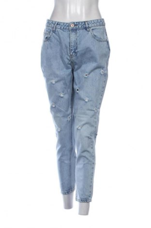 Damskie jeansy Pull&Bear, Rozmiar M, Kolor Niebieski, Cena 66,67 zł