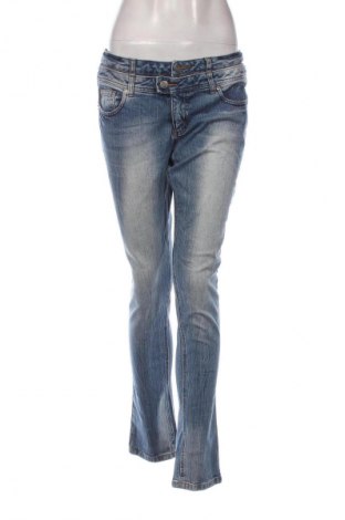 Damskie jeansy Rainbow Collection, Rozmiar M, Kolor Niebieski, Cena 66,39 zł