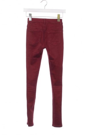 Дамски дънки Regular Denim, Размер XXS, Цвят Червен, Цена 29,00 лв.
