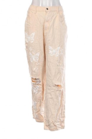 Dámske džínsy  SHEIN, Veľkosť XL, Farba Béžová, Cena  16,95 €