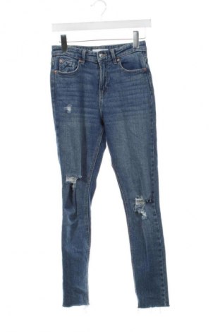 Damskie jeansy Sinsay, Rozmiar XS, Kolor Niebieski, Cena 68,97 zł