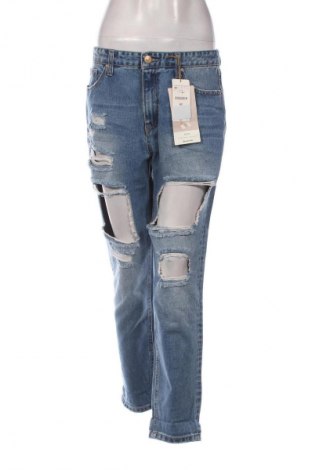 Blugi de femei Stradivarius, Mărime M, Culoare Albastru, Preț 143,00 Lei