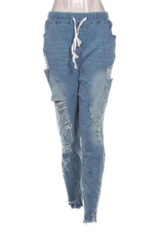 Damskie jeansy Unbranded, Rozmiar XXL, Kolor Niebieski, Cena 38,99 zł