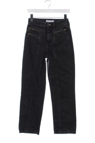 Дамски дънки Zara, Размер XS, Цвят Черен, Цена 27,99 лв.