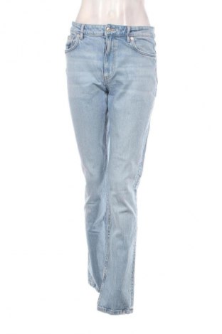 Blugi de femei Zara, Mărime M, Culoare Albastru, Preț 91,99 Lei