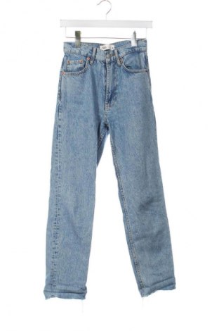 Blugi de femei Zara, Mărime XS, Culoare Albastru, Preț 56,99 Lei