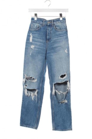 Blugi de femei Zara, Mărime XXS, Culoare Albastru, Preț 56,99 Lei