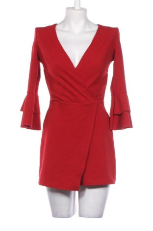 Women's short jumpsuit Bershka, Μέγεθος S, Χρώμα Κόκκινο, Τιμή 19,95 €