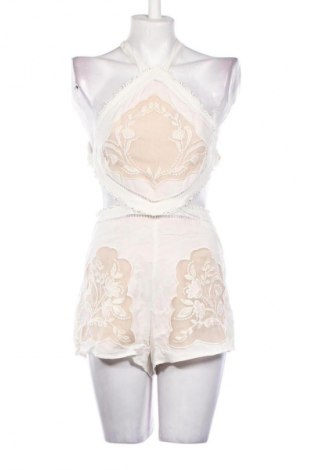 Kurzer Damenoverall Forever 21, Größe M, Farbe Weiß, Preis 18,99 €