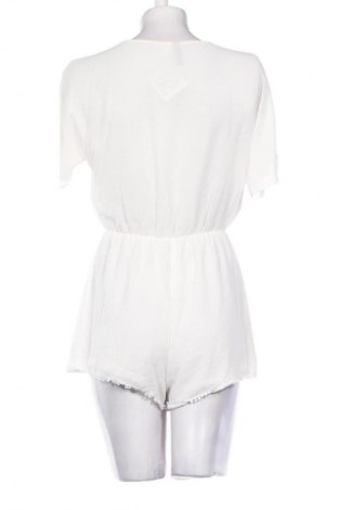 Salopetă scurtă de damă H&M Divided, Mărime S, Culoare Alb, Preț 132,99 Lei