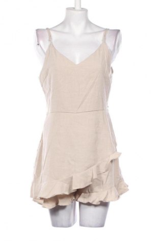 Women's short jumpsuit Valley Girl, Μέγεθος L, Χρώμα Εκρού, Τιμή 24,99 €