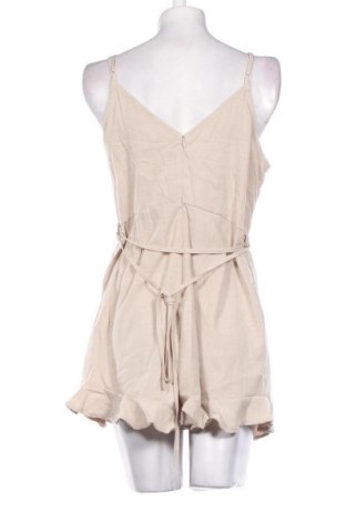 Women's short jumpsuit Valley Girl, Μέγεθος L, Χρώμα Εκρού, Τιμή 24,99 €