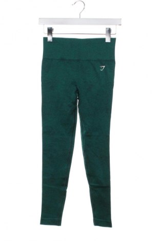 Dámske legíny  Gymshark, Veľkosť XS, Farba Zelená, Cena  30,69 €