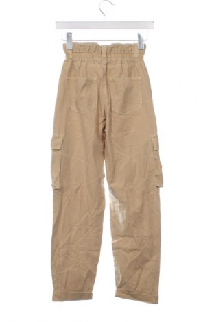 Damskie spodnie Bershka, Rozmiar XXS, Kolor Beżowy, Cena 95,99 zł