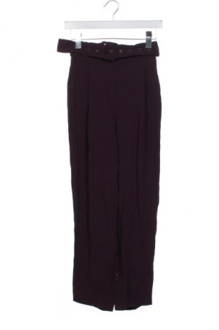 Dámské kalhoty  Massimo Dutti, Velikost XS, Barva Fialová, Cena  449,00 Kč
