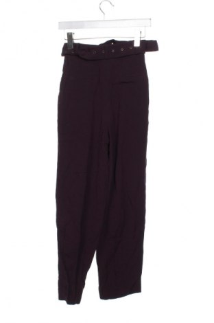Dámské kalhoty  Massimo Dutti, Velikost XS, Barva Fialová, Cena  449,00 Kč