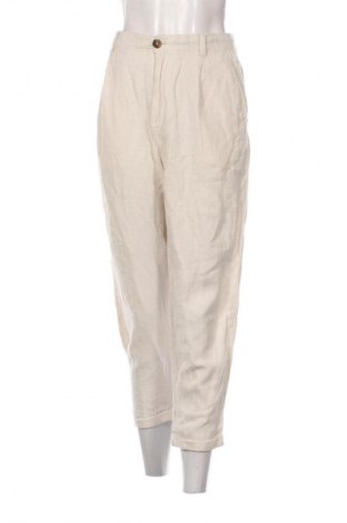 Pantaloni de femei Selected, Mărime L, Culoare Ecru, Preț 210,99 Lei