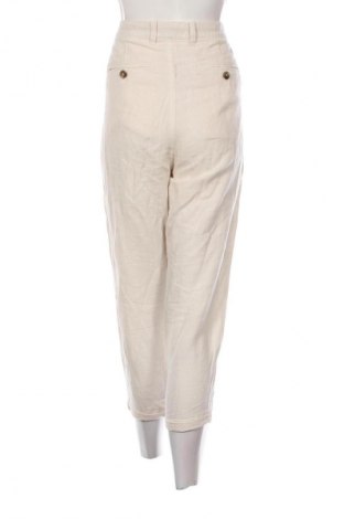 Pantaloni de femei Selected, Mărime L, Culoare Ecru, Preț 210,99 Lei