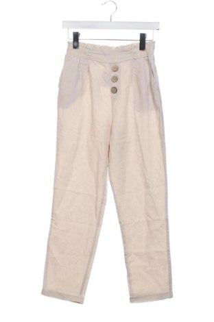 Dámské kalhoty  Stradivarius, Velikost XS, Barva Krémová, Cena  279,00 Kč