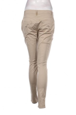Damskie spodnie Trussardi Jeans, Rozmiar L, Kolor Beżowy, Cena 221,01 zł