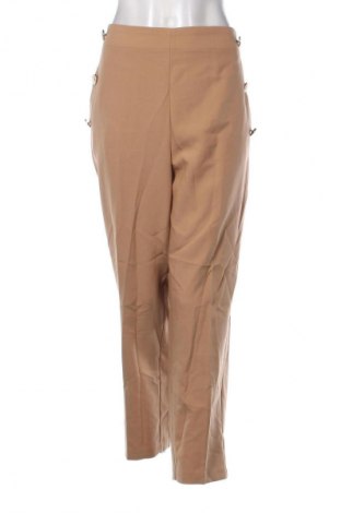 Damskie spodnie Zara, Rozmiar XL, Kolor Beżowy, Cena 88,99 zł