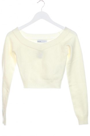 Dámský svetr Bershka, Velikost XS, Barva Krémová, Cena  307,00 Kč