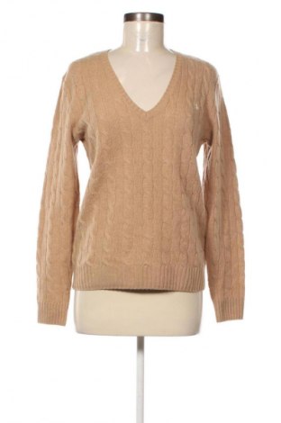 Дамски пуловер Polo By Ralph Lauren, Размер L, Цвят Бежов, Цена 294,99 лв.