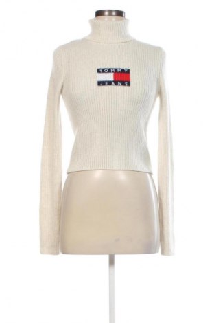 Női pulóver Tommy Jeans, Méret M, Szín Bézs, Ár 22 109 Ft