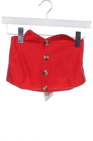 Damski top Bershka, Rozmiar XS, Kolor Czerwony, Cena 32,99 zł