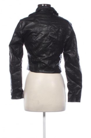 Damen Lederjacke Bershka, Größe M, Farbe Schwarz, Preis 40,99 €