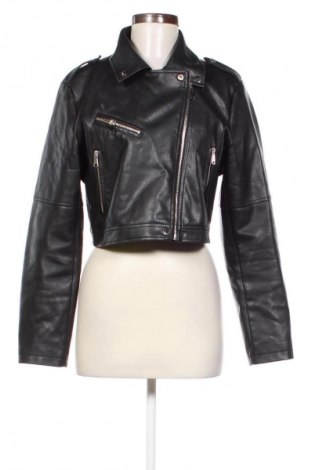 Дамско кожено яке NEW COLLECTION, Размер M, Цвят Черен, Цена 40,99 лв.