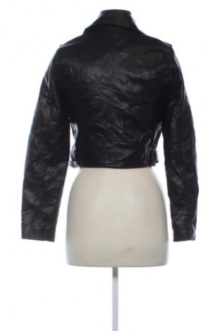 Geacă de piele pentru femei Pull&Bear, Mărime M, Culoare Negru, Preț 78,99 Lei