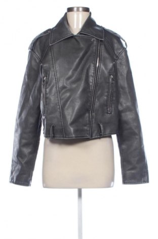 Damen Lederjacke Sinsay, Größe M, Farbe Grau, Preis € 17,51