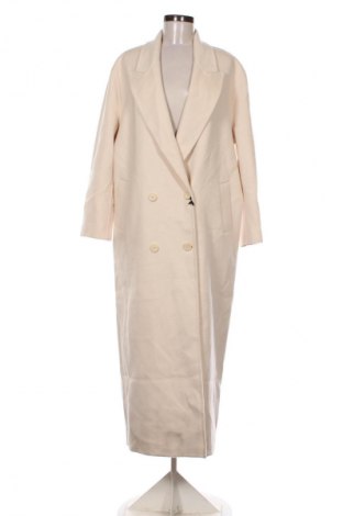 Damenmantel Stefanel, Größe M, Farbe Ecru, Preis 334,99 €