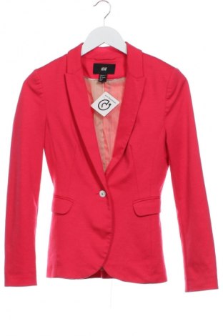 Damski żakiet H&M, Rozmiar XS, Kolor Różowy, Cena 85,99 zł