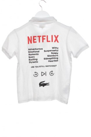 Kinder Shirt Lacoste, Größe 11-12y/ 152-158 cm, Farbe Weiß, Preis € 21,00