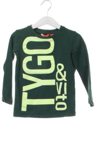 Bluză pentru copii Tygo & Vito, Mărime 2-3y/ 98-104 cm, Culoare Verde, Preț 29,99 Lei