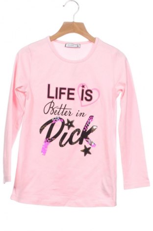 Dziecięca bluzka Wanex Kids, Rozmiar 6-7y/ 122-128 cm, Kolor Różowy, Cena 27,59 zł