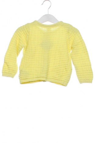 Детска жилетка H&M, Размер 6-9m/ 68-74 см, Цвят Жълт, Цена 11,99 лв.