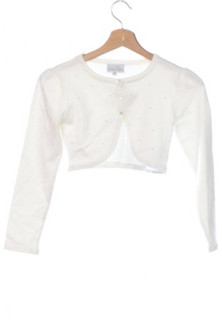 Kinder Strickjacke Happy Girls By Eisend, Größe 10-11y/ 146-152 cm, Farbe Weiß, Preis € 9,99