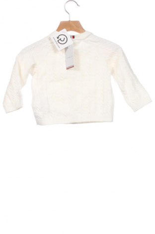 Kinder Strickjacke Tommy Hilfiger, Größe 9-12m/ 74-80 cm, Farbe Weiß, Preis 81,99 €
