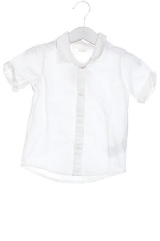 Детска риза H&M, Размер 9-12m/ 74-80 см, Цвят Бял, Цена 6,99 лв.