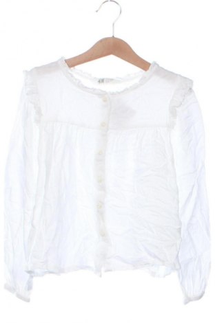 Kinderhemd H&M, Größe 6-7y/ 122-128 cm, Farbe Weiß, Preis € 7,99