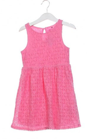 Детска рокля H&M, Размер 4-5y/ 110-116 см, Цвят Розов, Цена 15,99 лв.