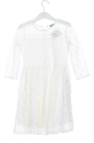 Kinderkleid United Colors Of Benetton, Größe 4-5y/ 110-116 cm, Farbe Weiß, Preis € 18,99